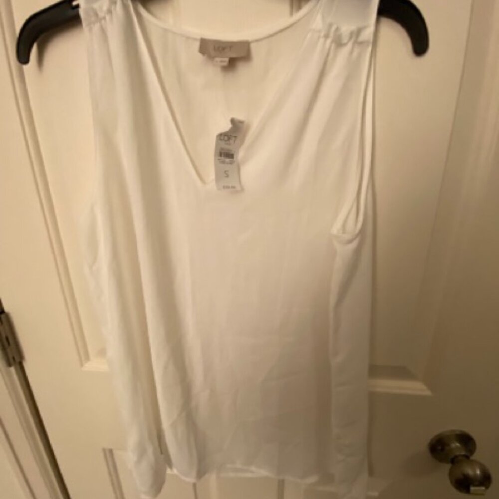 Sheer sleeveless blouse